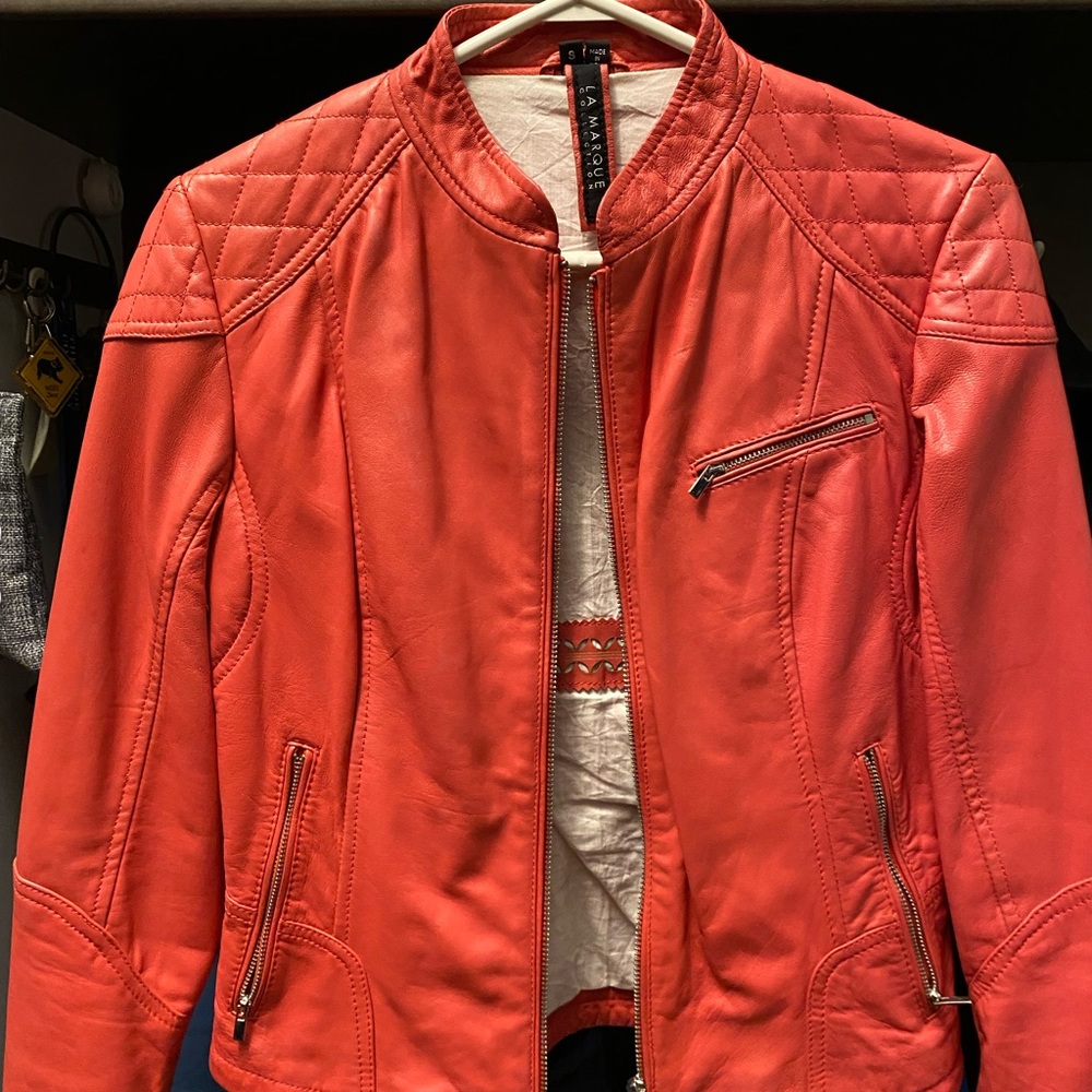 Leather jacket